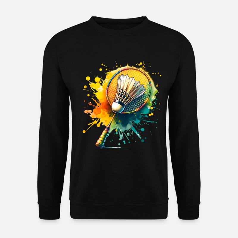 Badminton - Unisex Pullover - Schwarz