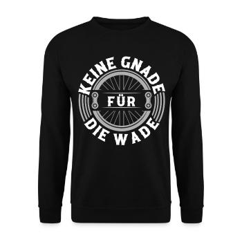 Keine Gnade Für Die Wade - Unisex Pullover - Schwarz - Vorne - Alina (178cm) & Michal (187cm)
