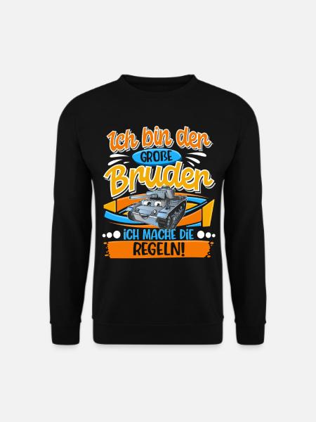 Panzer Großer Bruder - Unisex Pullover - Schwarz