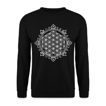 Affirmation Achtsamkeit Emotionale Resilienz - Unisex Pullover - Schwarz - Vorne - Alina (178cm) & Michal (187cm)