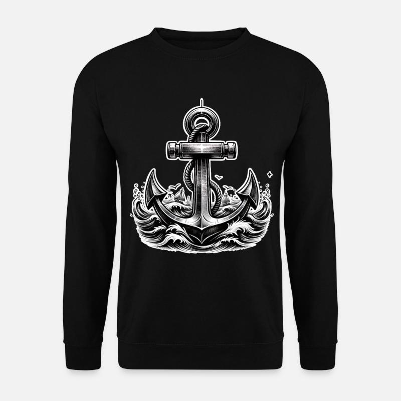 Anchor - Unisex Sweatshirt - black