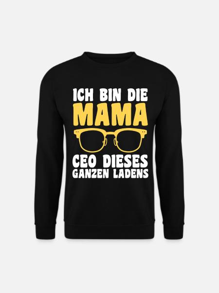 Mère Équipe Maman - Sweat-shirt Unisexe - noir