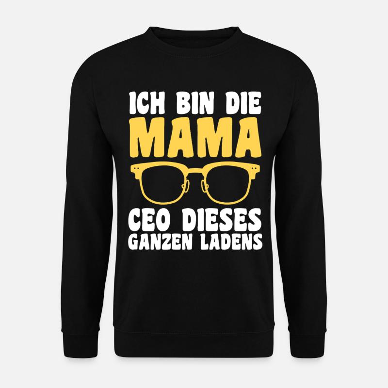 Mutter Team Mama - Unisex Pullover - Schwarz