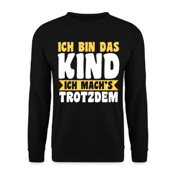 Fille Fils - Sweat-shirt Unisexe - noir - Devant - Alina (178cm) & Michal (187cm)