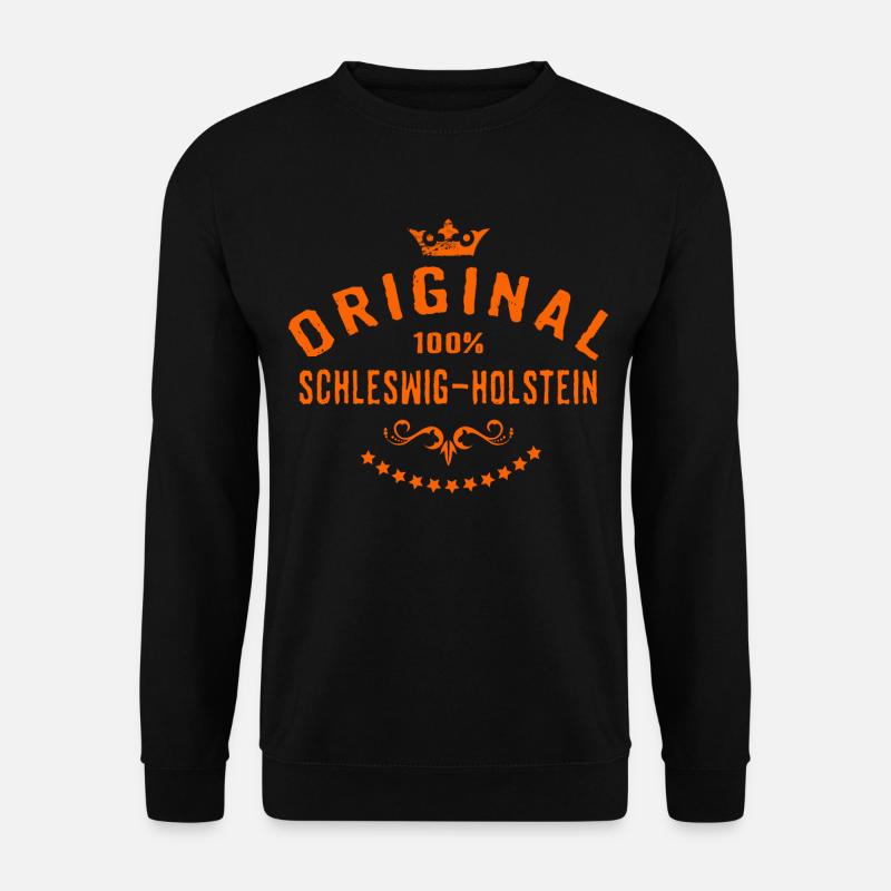 Städte Motiv Schleswig-Holstein RAHMENLOS City G - Unisex Pullover - Schwarz