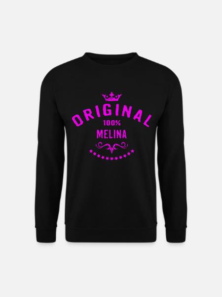 100 Prozent Melina - RAHMENLOS Geburtstagsgeschenk - Unisex Pullover - Schwarz