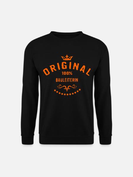 Original 100 Prozent Bauleiterin - RAHMENLOS Beruf - Unisex Pullover - Schwarz