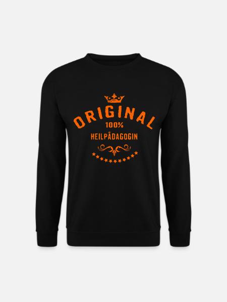 Original 100 Prozent Heilpädagogin - RAHMENLOS - Unisex Pullover - Schwarz