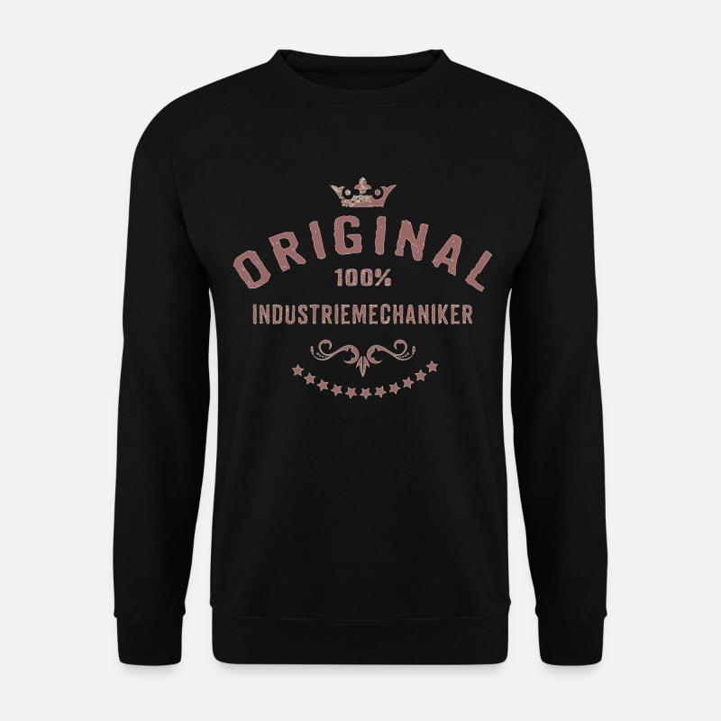 Original 100 Prozent Industriemechaniker - - Unisex Pullover - Schwarz