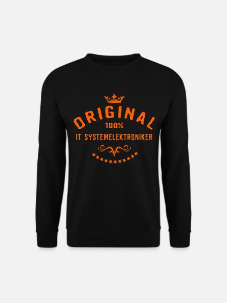 Original 100 Prozent IT Systemelektroniker - - Unisex Pullover - Schwarz