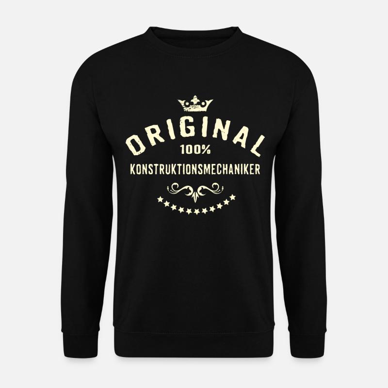 Original 100 Prozent Konstruktionsmechaniker - - Unisex Pullover - Schwarz