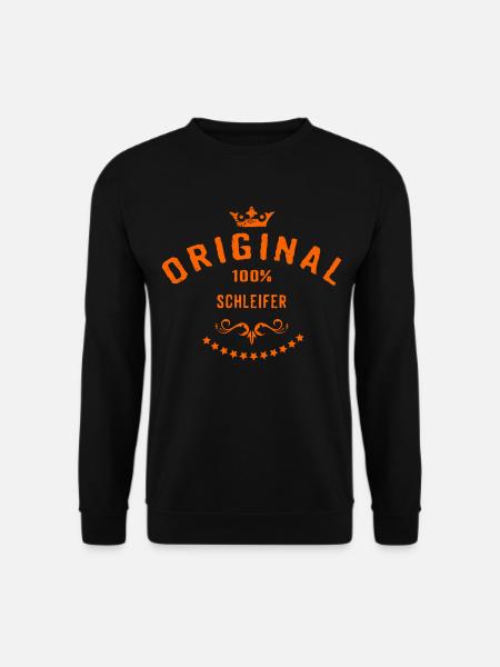 Original 100 Prozent Schleifer - RAHMENLOS Beruf - Unisex Pullover - Schwarz