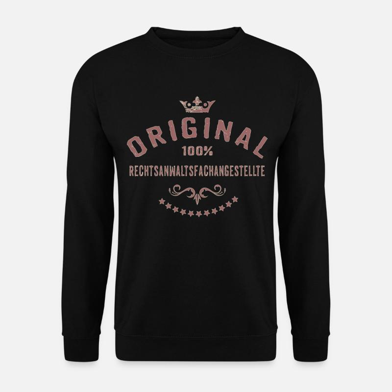 Original 100 Prozent Rechtsanwaltsfachangestellte - Unisex Pullover - Schwarz