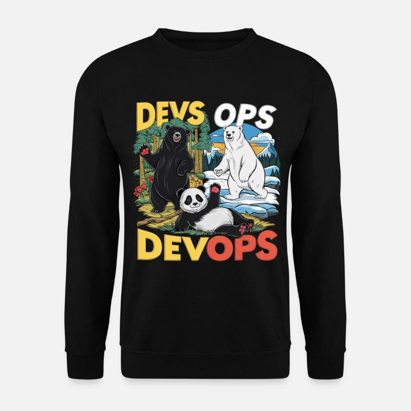 Devops - Unisex Pullover - Schwarz