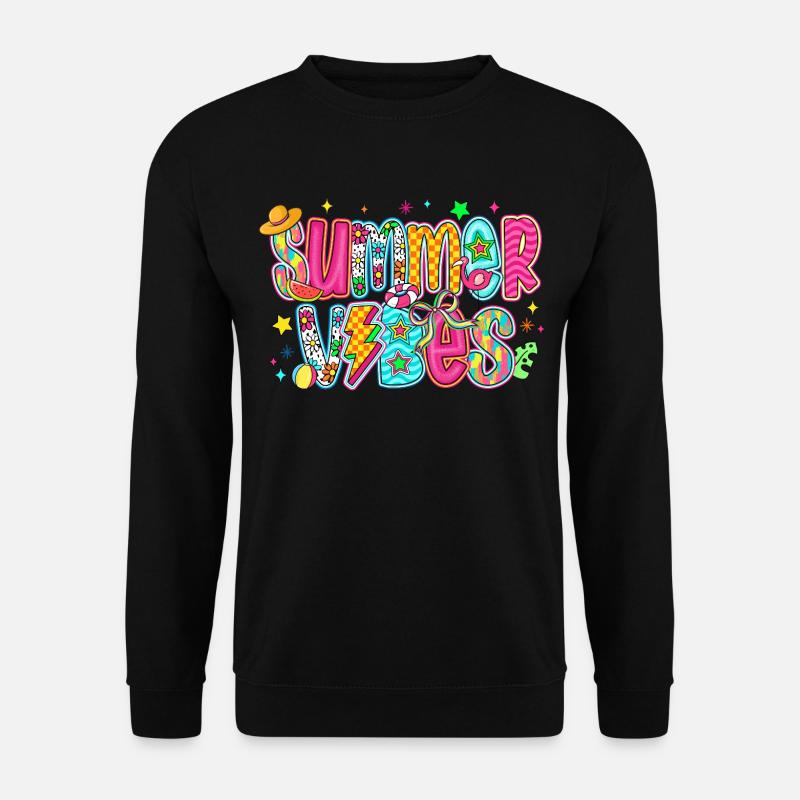 Summer Vibes - Unisex Pullover - Schwarz