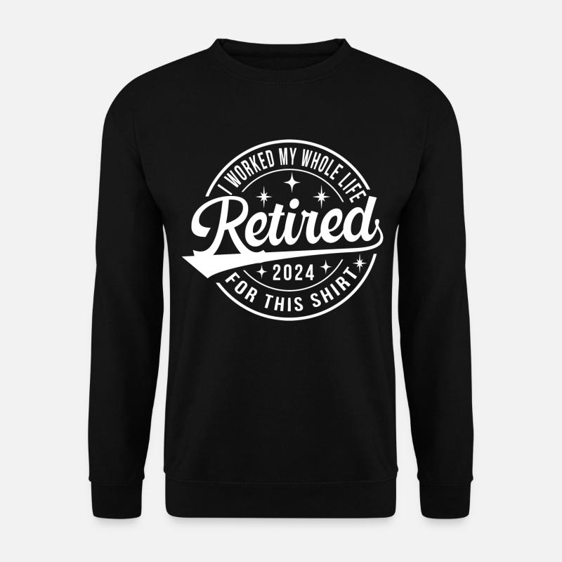 Im Ruhestand 2024 - Unisex Pullover - Schwarz
