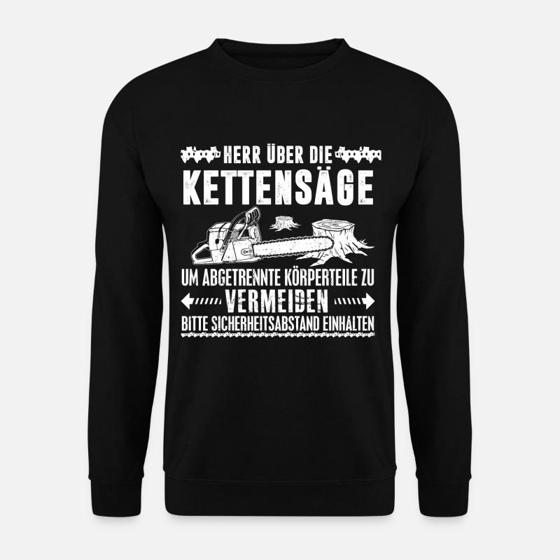SEIGNEUR DES TRONCONNEUSE - Sweat-shirt Unisexe - noir