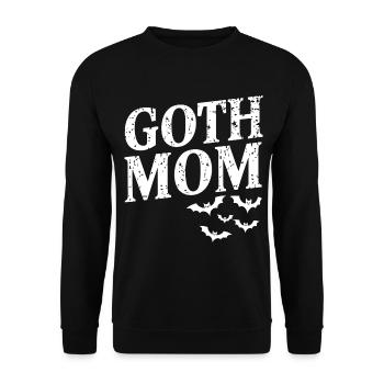 Maman gothique ! Alt Esthétique Goth Maman Emo - Sweat-shirt Unisexe - noir - Devant - Alina (178cm) & Michal (187cm)