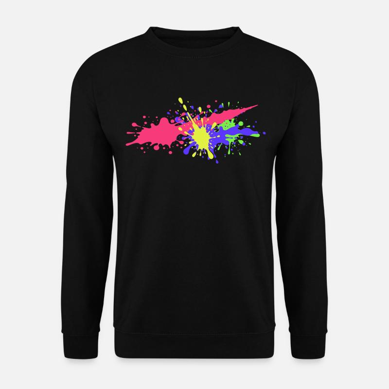 Splatter Design Trend - Unisex Sweatshirt - black