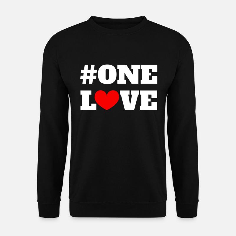 One Love - Unisex Pullover - Schwarz