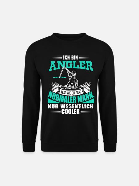 Ich bin Angler! - Unisex Pullover - Schwarz