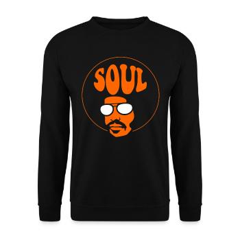Soul Musique Black Music Jazz - Sweat-shirt Unisexe - noir - Devant - Alina (178cm) & Michal (187cm)