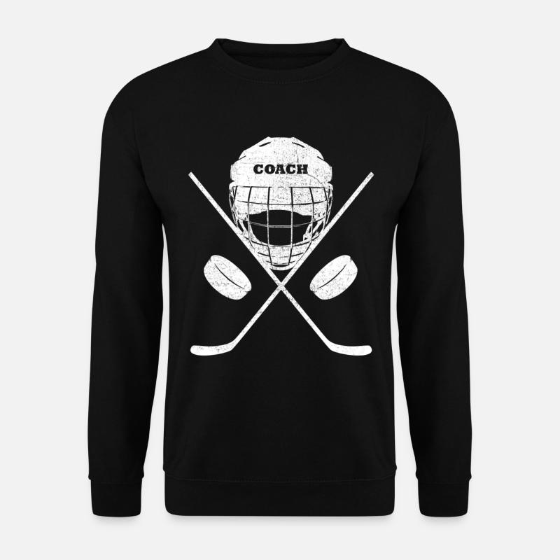 Eishockey Coach - Unisex Pullover - Schwarz