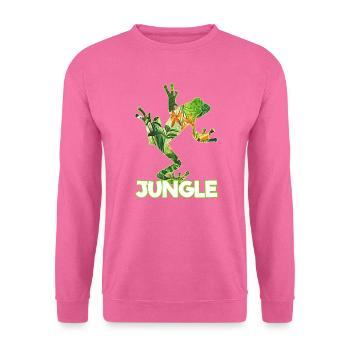 Jungle Frog Protection des animaux Conservation Amazon - Sweat-shirt Unisexe - rose - Devant