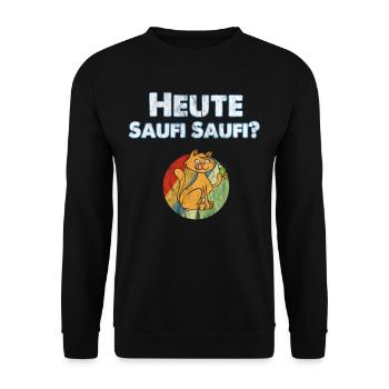 Enterrement de vie de garçon Fête Boire - Sweat-shirt Unisexe - noir - Devant - Alina (178cm) & Michal (187cm)
