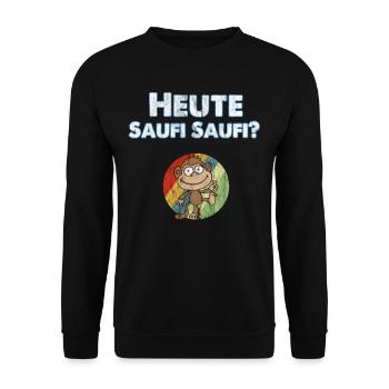 Enterrement de vie de garçon Boire Boivez Fête Fête - Sweat-shirt Unisexe - noir - Devant - Alina (178cm) & Michal (187cm)