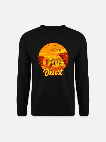 Desert cactus sun - Unisex Sweatshirt - black