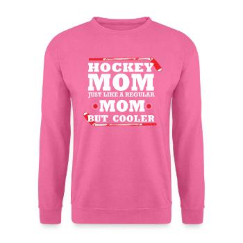 Hockey sur glace Joueur de hockey sur glace Wintersport Mutt - Sweat-shirt Unisexe - rose - Devant
