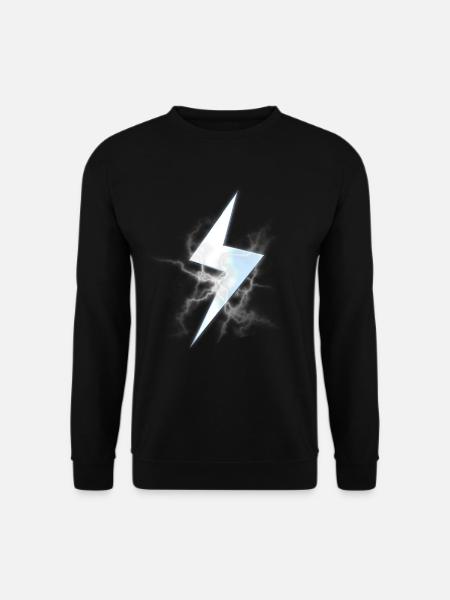 Lightning strike - Unisex Sweatshirt - black