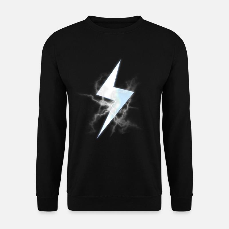 Lightning strike - Unisex Sweatshirt - black