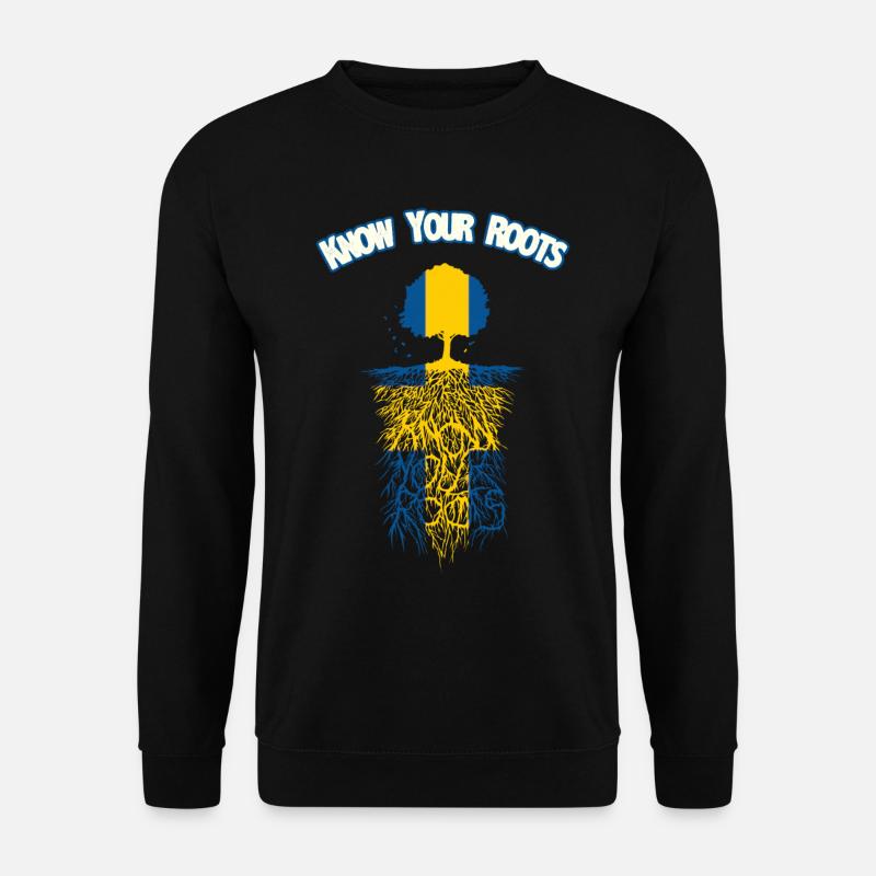 Sweden Swedish roots - Unisex Sweatshirt - black