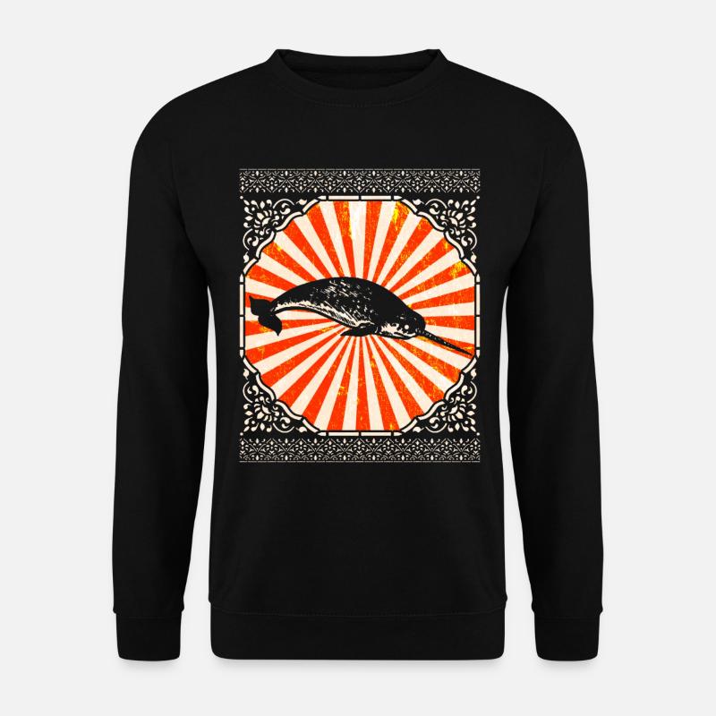 Wal - Unisex Pullover - Schwarz