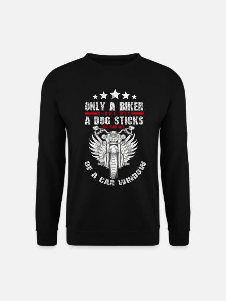 Funny Motorcycle Motorcycle Biker Gift Funny - Unisex Sweatshirt - black