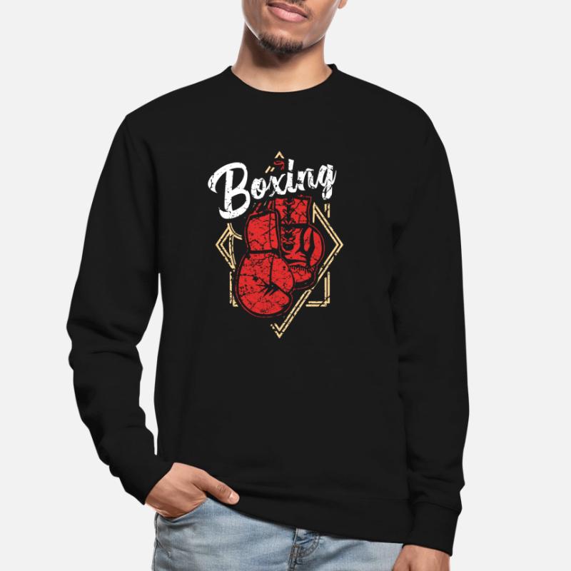 Boxer Boxe Boxe Boxe Sweat-shirt Unisexe