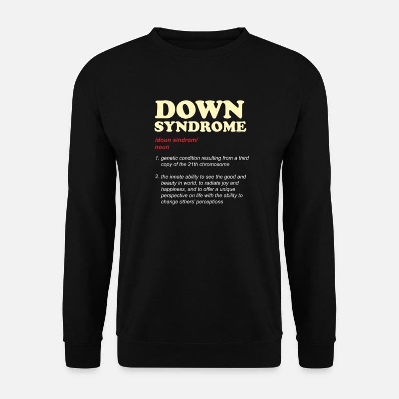 Down Syndrom Definition - Unisex Sweatshirt - black