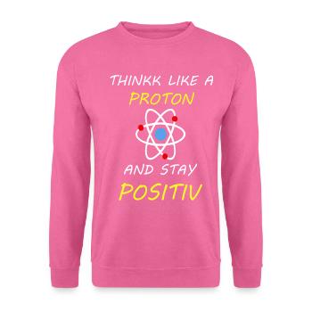 proton - Sweat-shirt Unisexe - rose - Devant