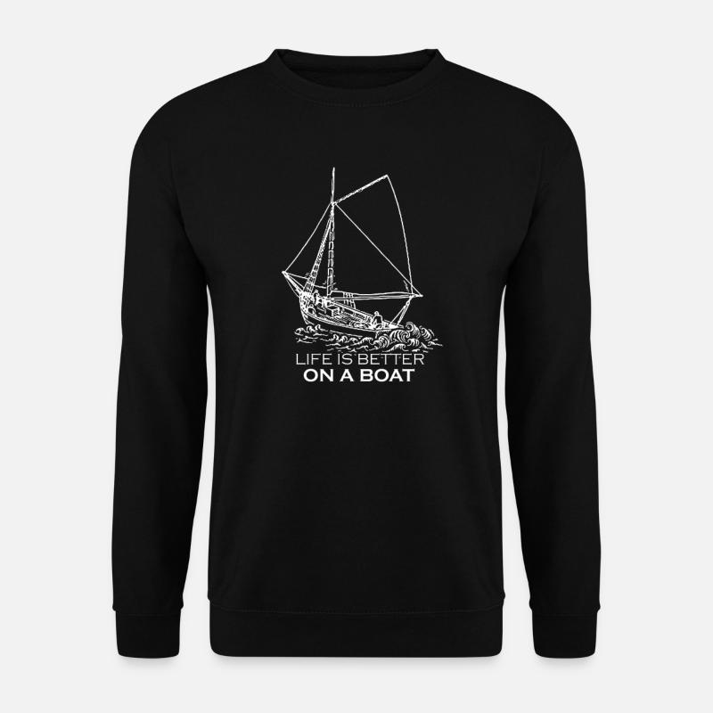 Schifffahrt Segeln - Unisex Pullover - Schwarz