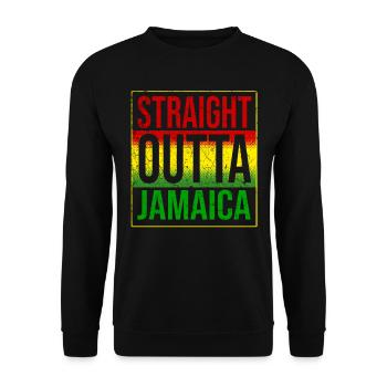 Jamaica - Unisex Pullover - Schwarz - Vorne - Alina (178cm) & Michal (187cm)