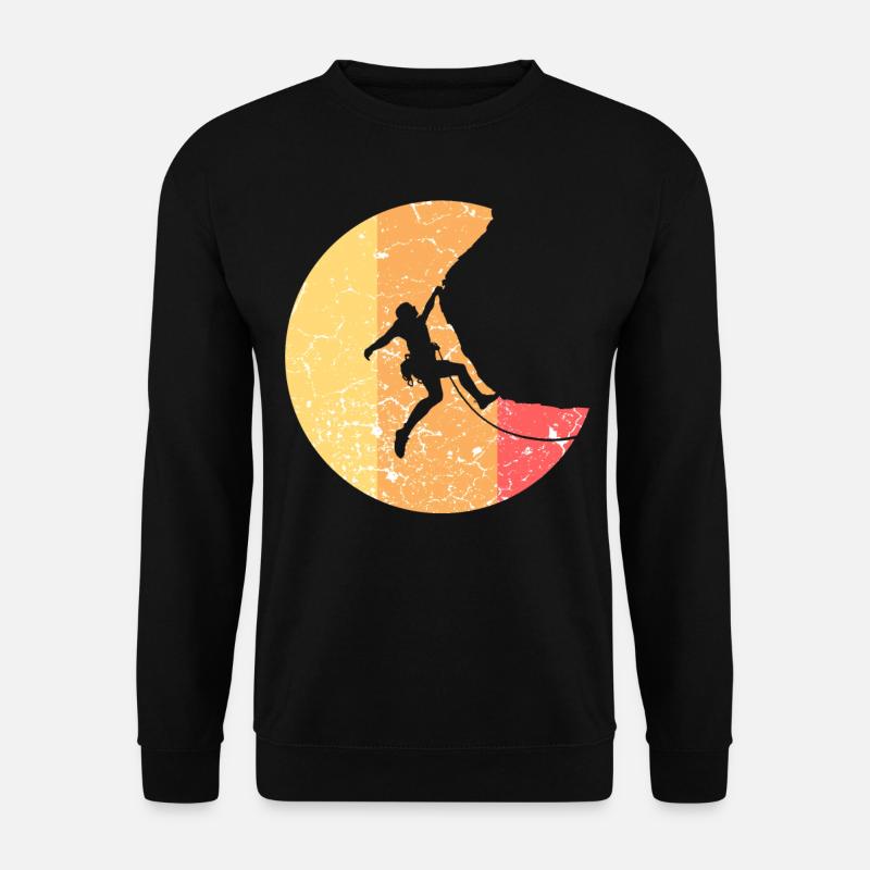 Escalade des sommets d'alpinisme - Sweat-shirt Unisexe - noir