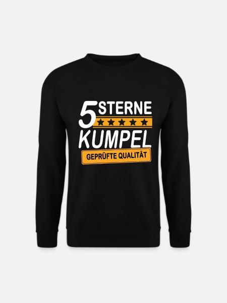 Bester Kumpel beste Freunde - Unisex Pullover - Schwarz