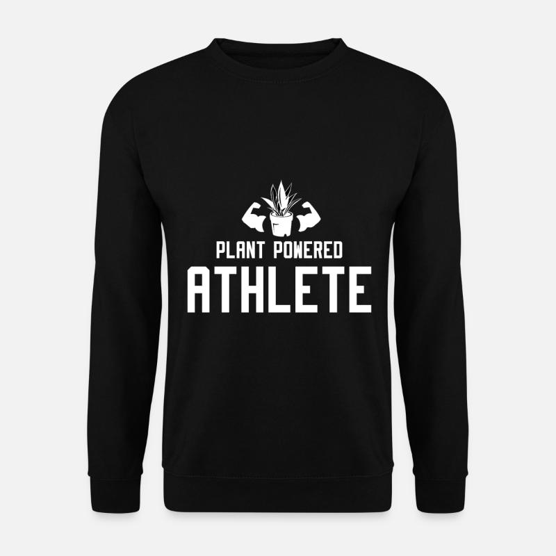 Vegan Veganer Veganerin Athlet - Unisex Pullover - Schwarz