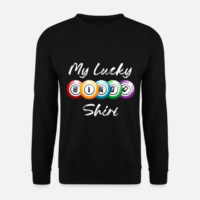 Bingo Spiel Gambler - Unisex Pullover - Schwarz
