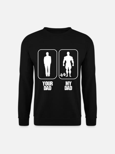 Meilleur fête des pères Meilleur gymnase de musculation papa - Sweat-shirt Unisexe - noir