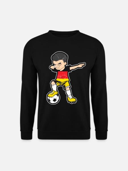 Fußball Fussball Deutschland Fan - Unisex Pullover - Schwarz
