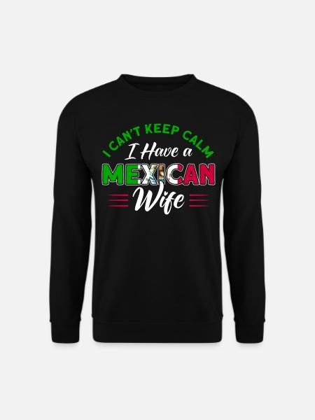 Mexican Flag Mexican Roots Gift - Unisex Sweatshirt - black