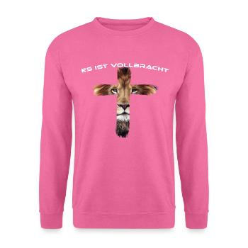 Der Sieg ist errungen - Es ist vollbracht! - Unisex Pullover - Pink - Vorne